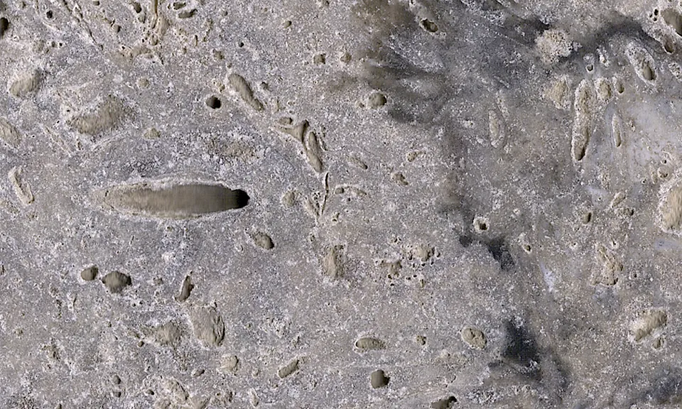 Travertine Silver
